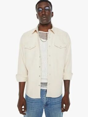 MOTHER City Slicker Shirt in Natural